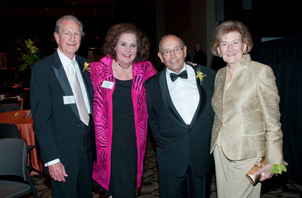 Richard and Helen DeVos with Mart and Dottie Johnson.